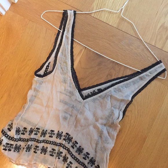 πHP!!π Sheer & lacy embroidered Urban Outfitters tank!! - Picture 5 of 6